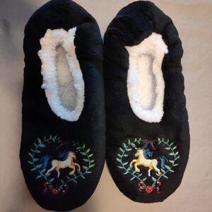 Vera Bradley Unicorn House Slippers